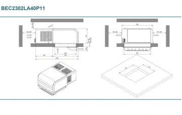 Agregat monobloc tavan Rivacold BEC2302LA40P11